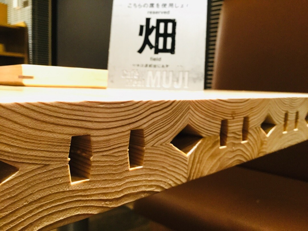 Cafe＆Meal MUJI渋谷西武】テーブルの模様の謎｜ 無印良品